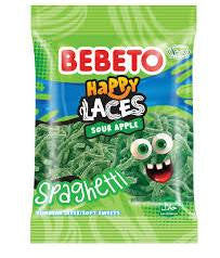 Bebeto Happy laces pomme halal sachet 80g